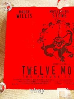 Twelve Monkeys Uk Quad Movie Film Poster95 Brucewillis Original Rare Cult Poster