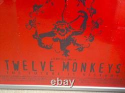 Twelve Monkeys Uk Quad Movie Film Poster95 Brucewillis Original Rare Cult Poster