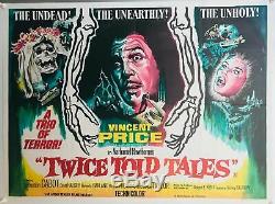 Twice Told Tales UK Quad (1963) Original Film Poster
