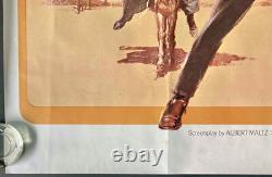 Two Mules for Sister Sara ORIGINAL Quad Movie Cinema Poster Clint Eastwood 1970