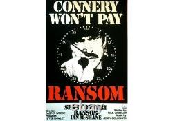 UK Original Movie Quod Posters CONNERY WON'T PAY RANSOM (1974)
