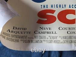 UK Quad Cinema Poster 1997 Scream Original Official Release Rare Rolled Genuine