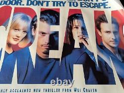 UK Quad Cinema Poster 1997 Scream Original Official Release Rare Rolled Genuine