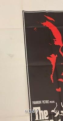 ULTRA RARE The Godfather Original 1972 English 3 Sheet Film Poster DeNiro Pacino