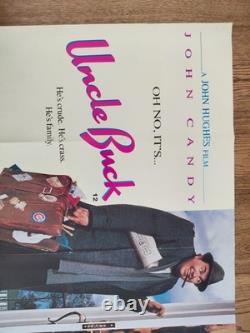 UNCLE BUCK (1989) Rare original UK QUAD POSTER -John Candy