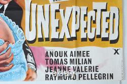 UNEXPECTED (1962) Original Quad Movie Poster (a. K. A. L'imprevisto) Anouk Aimée