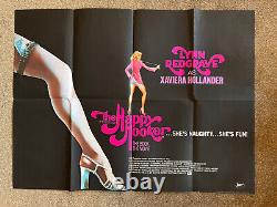 Uk quad the happy hooker film poster in very good condition