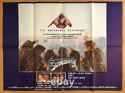 Ultimate Superman Collection -Original British UK Quad Cinema Movie Poster Lot