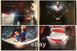 Ultimate Superman Collection -Original British UK Quad Cinema Movie Poster Lot