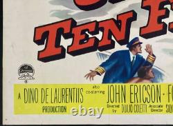 Under Ten Flags ORIGINAL Quad Movie Cinema Poster Charles Laughton Van Heflin 60