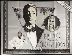 Under the Cherry Moon ORIGINAL Quad Movie Poster Prince Revolution 1986