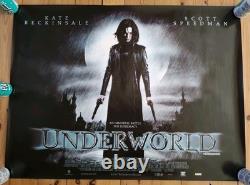 Underworld Original Cinema Movie Poster UK Quad 2003 Kate Beckinsale