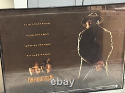 Unforgiven UK Cinema quad Poster 40x30in