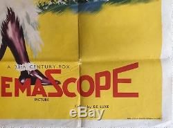 Untamed Original UK Quad Film Poster 1955 Tyrone Power, Susan Hayward, Rare