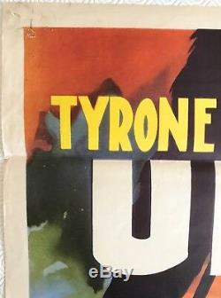 Untamed Original UK Quad Film Poster 1955 Tyrone Power, Susan Hayward, Rare