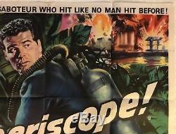 Up Periscope Original Movie Quad Poster 1959 James Garner Edmund O'Brien