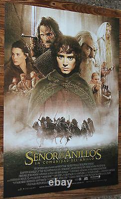 Used Sign Of Cinema The Señor Of the Rings Vintage Movie Film Poster Used
