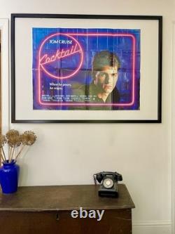 VINTAGE Tom Cruise COCKTAIL 1988 Original Movie Poster UK Quad 30x40