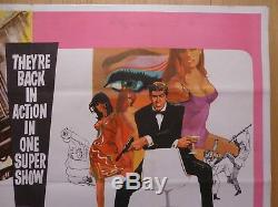 VON RYAN'S EXPRESS / OUR MAN FLINT (1966) original UK quad film/movie poster
