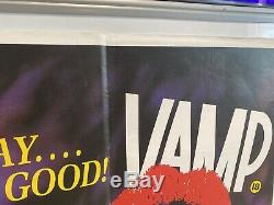 Vamp Original UK Quad Film Poster 1986 30x40 Grace Jones Cool Artwork