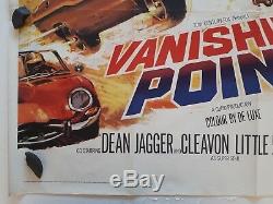Vanishing Point, Original 1971 British Quad Movie Film Poster