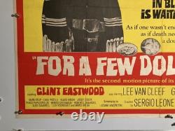 Very Rare 1970's Uk Quad Of Classic Eastwood Van Cleef