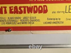 Very Rare 1970's Uk Quad Of Classic Eastwood Van Cleef