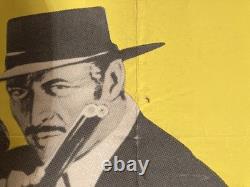 Very Rare 1970's Uk Quad Of Classic Eastwood Van Cleef