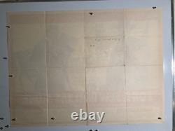 Very Rare 1970's Uk Quad Of Classic Eastwood Van Cleef