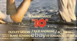 Vintage'10' Movie Cinema Poster, Dudley Moore, Bo Derek, 1979, QUAD
