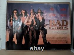 Vintage Cinema Quad Movie Posters Job Lot X 19 Genuine Film Displays 1990's