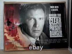 Vintage Cinema Quad Movie Posters Job Lot X 19 Genuine Film Displays 1990's