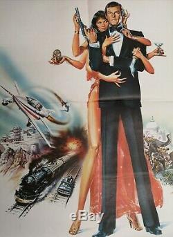 Vintage Original Film Quad Poster James Bond Octopussy 1983