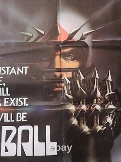 Vintage Quad Rollerball Film Poster 1975