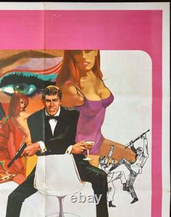 Von Ryans Express / Our Man Flint ORIGINAL Quad Movie Poster Frank Sinatra 1960s