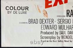 Von Ryans Express / Our Man Flint ORIGINAL Quad Movie Poster Frank Sinatra 1960s