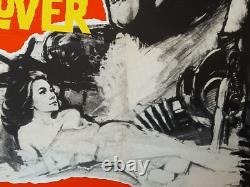 WAR LOVER (1962) rare original UK quad poster Steve McQueen, Robert Wagner