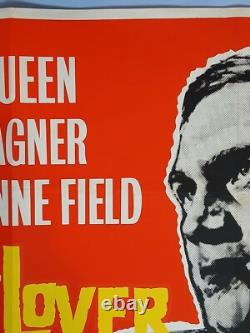WAR LOVER (1962) rare original UK quad poster Steve McQueen, Robert Wagner