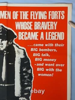 WAR LOVER (1962) rare original UK quad poster Steve McQueen, Robert Wagner