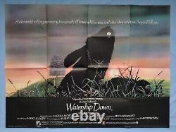 WATERSHIP DOWN (1978) original UK quad poster Richard Adams animated classic