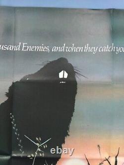 WATERSHIP DOWN (1978) original UK quad poster Richard Adams animated classic