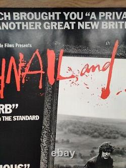WITHNAIL AND I (1987) very rare ROLLED original UK FIRST RELEASE QUAD POSTER