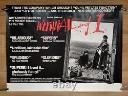 WITHNAIL AND I (1987) very rare ROLLED original UK FIRST RELEASE QUAD POSTER