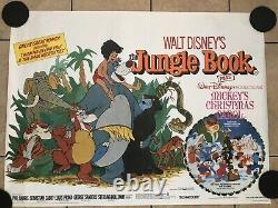 Walt Disney Jungle Book (1978 ReRelease) Original UK Movie Quad