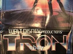 Walt Disney Tron Original UK Movie Quad + Teaser Promo Review Quad (1982)