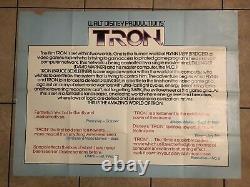 Walt Disney Tron Original UK Movie Quad + Teaser Promo Review Quad (1982)