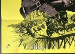 War Wagon ORIGINAL Quad Movie Film Cinema Poster John Wayne Kirk Douglas