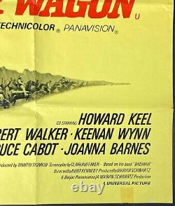 War Wagon ORIGINAL Quad Movie Film Cinema Poster John Wayne Kirk Douglas