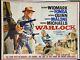 Warlock Original Quad Movie Film Cinema Poster Richard Widmark Henry Fonda 1959