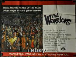 Warriors 1979 Original Folded 45x60 Subway Movie Poster Michael Beck James Remar
